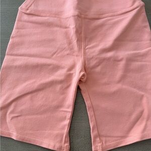 High-Rise Pink Bike Shorts for Women